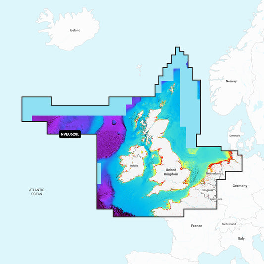 Garmin Navionics Vision+ NVEU628L U.K., Ireland  Holland [010-C1271-00]