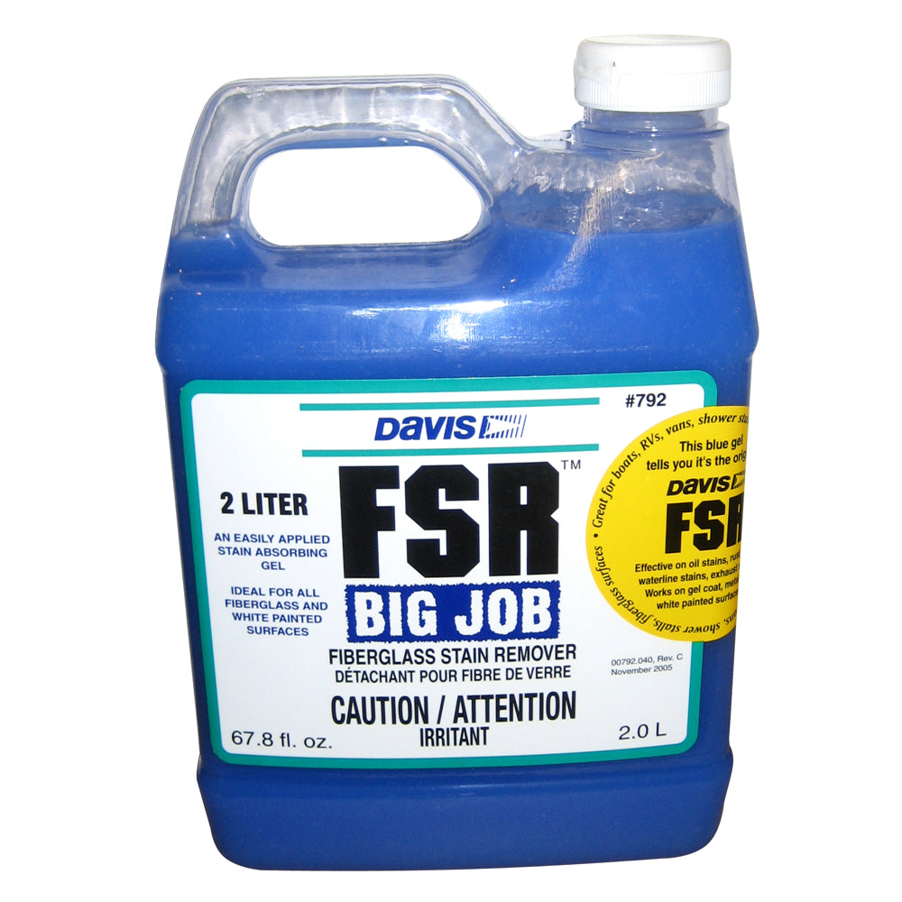 Davis FSR Big Job Fiberglass Stain Remover - 2-Liter [792]