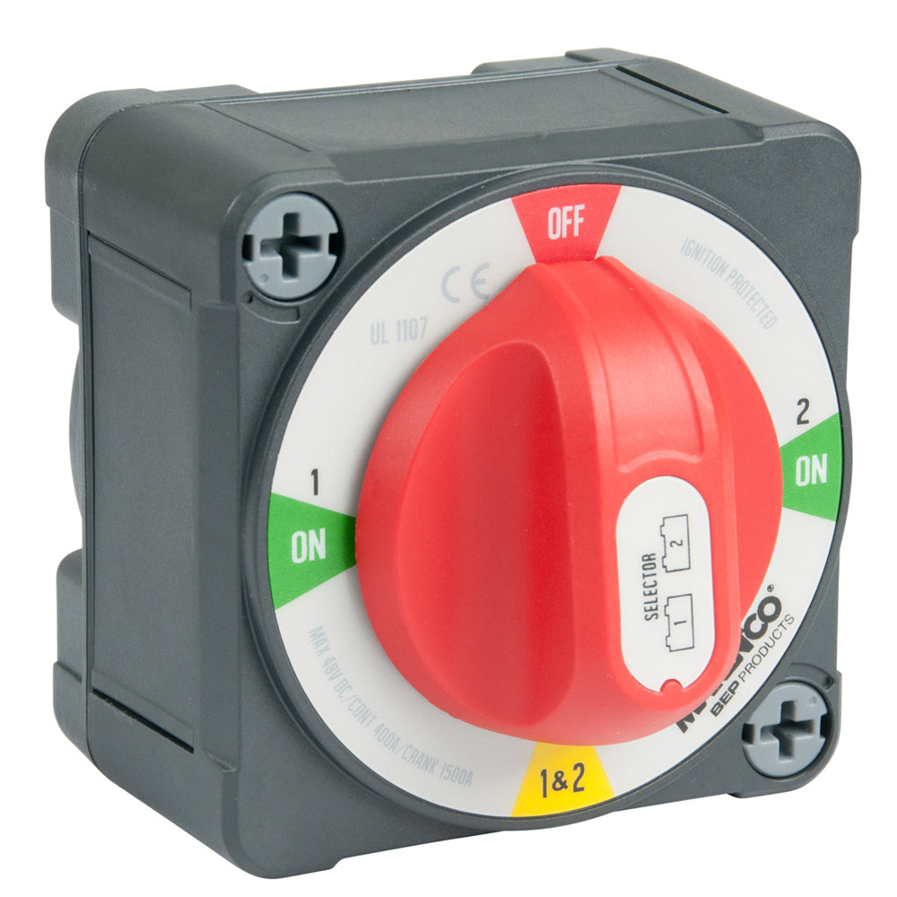 BEP Pro Installer 400A EZ-Mount Battery Selector Switch (1-2-Both-Off) [771-S-EZ]